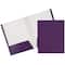 JAM Paper Primary Glossy Laminated Two Pocket Folders With Clasps, 6ct.